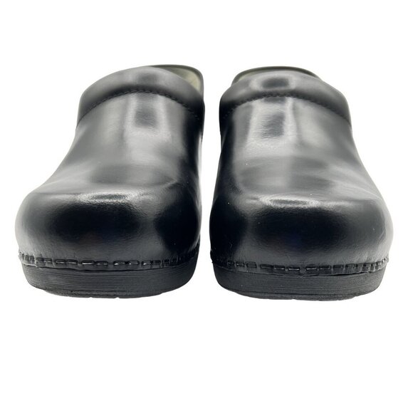 Dansko XP 2.0 8.5 Slip On Work Loafers Black Leather Platform Clog Dress Shoes - Picture 3 of 15